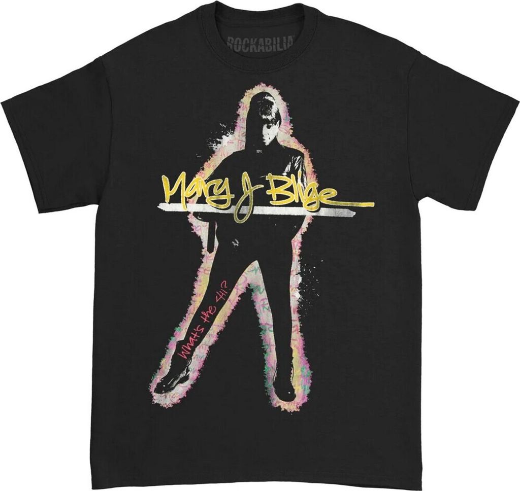 Mary J Blige - T-Shirt für Damen RO8752 (XXL) (Schwarz)