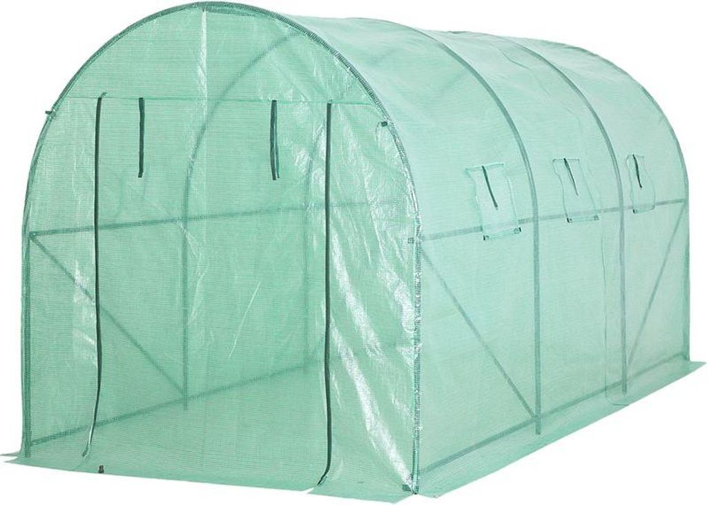 Frühbeet Strend Pro Greenhouse, Walk-in, Folie, 200x350x200 cm, Foliengewächshaus