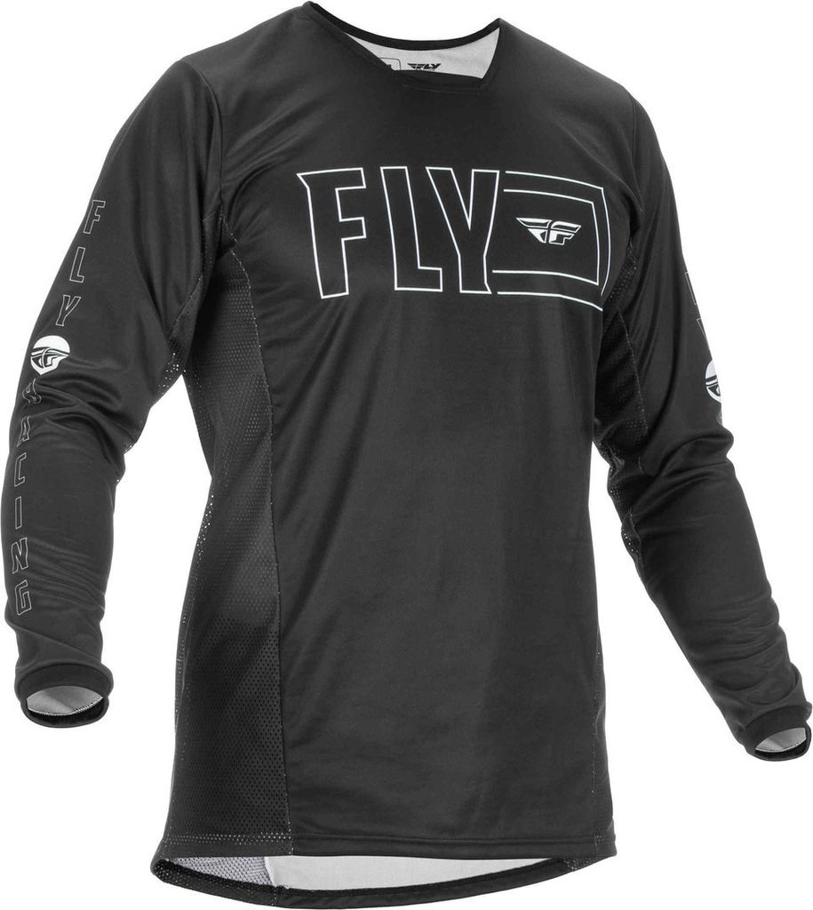 Fly Racing Kinetic Fuel Motocross Jersey, schwarz, M