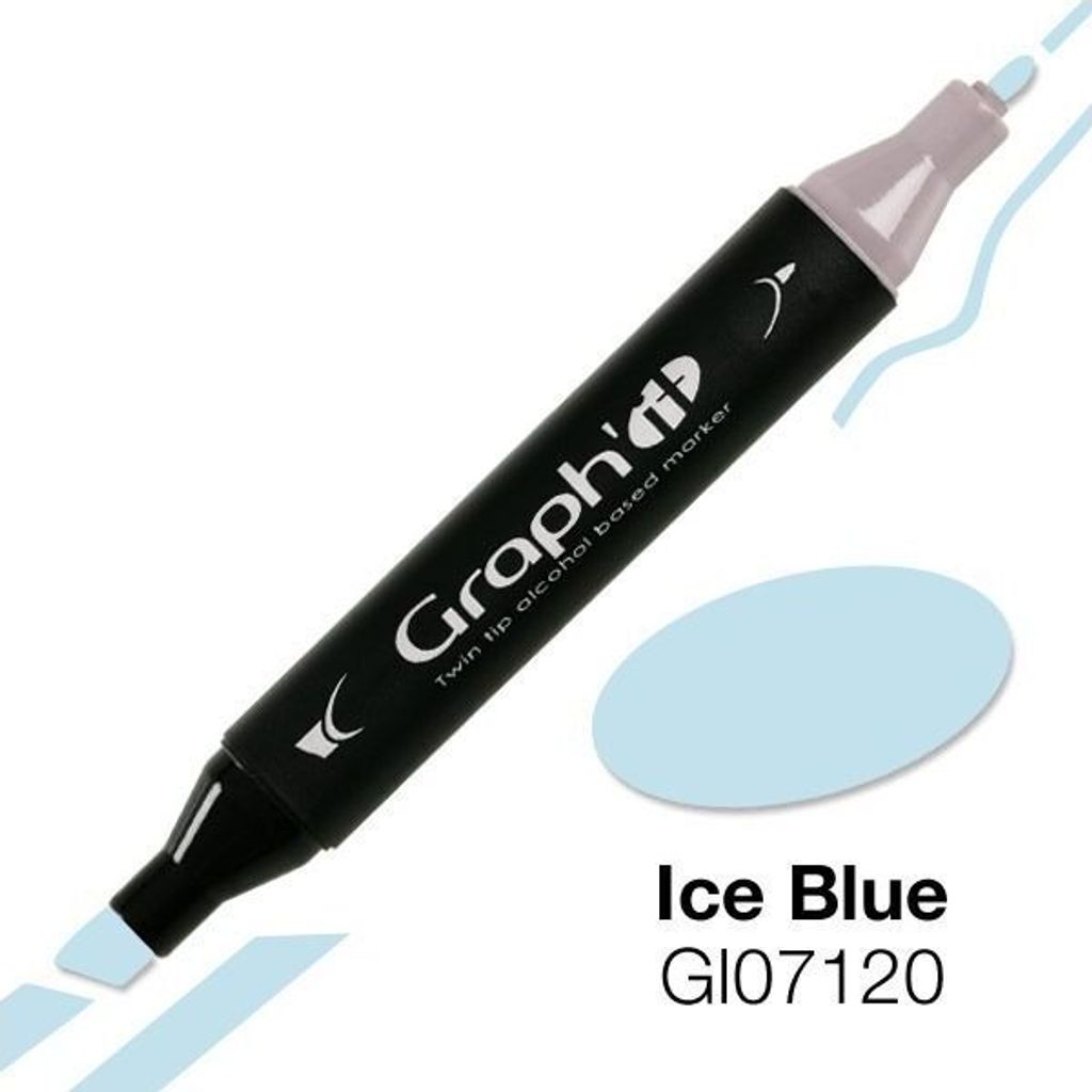 Graph'It Marker mit Doppelspitze - Eisblau