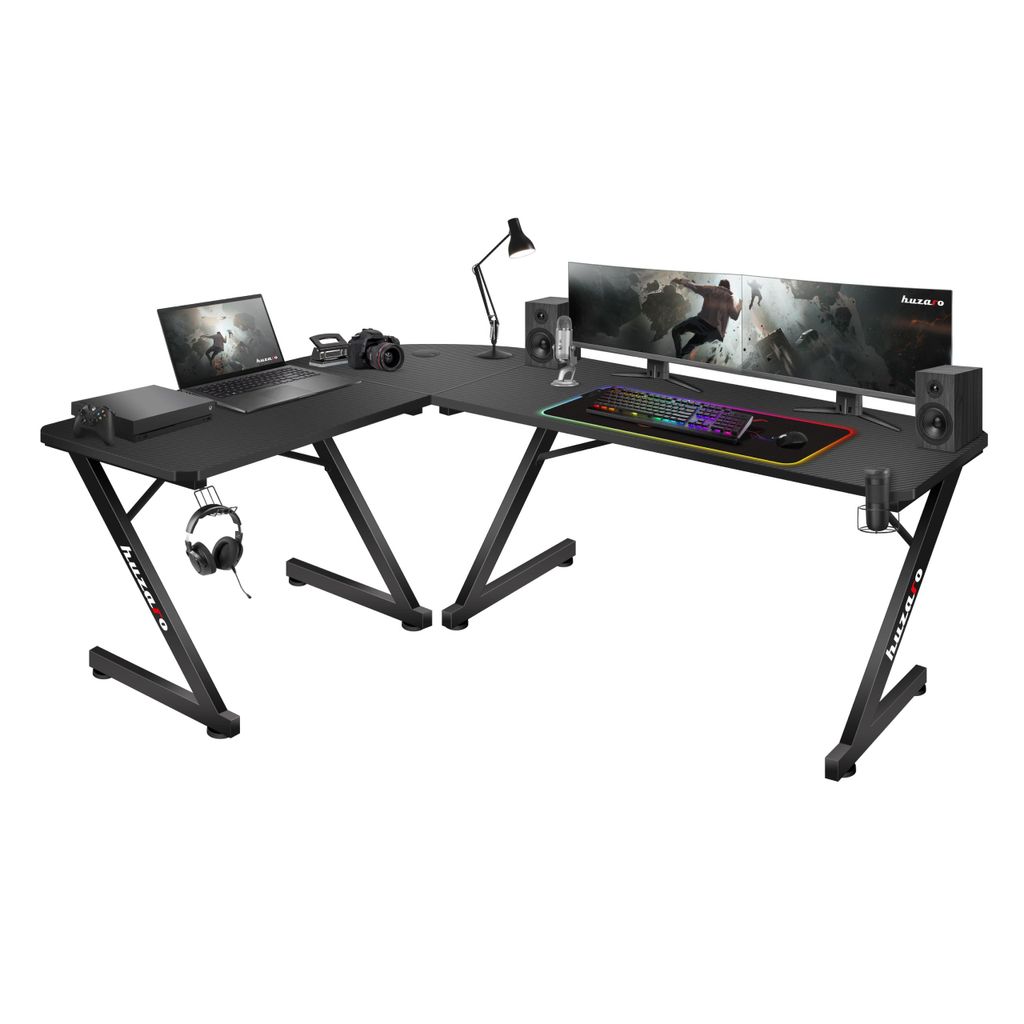 Huzaro Hero 7.0 | L-förmiger Eckschreibtisch Gamingtisch Produktbild 