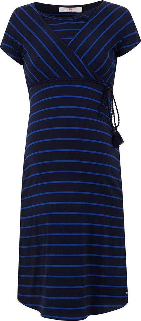 Bellybutton Marineblaues Strickkleid für Schwangerschaft