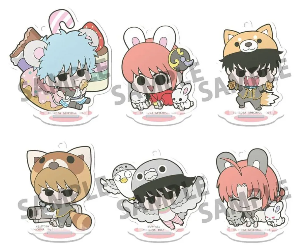 Figurine Acrylique Gintama Prince Hata Animal Paradise 6cm Display (6)