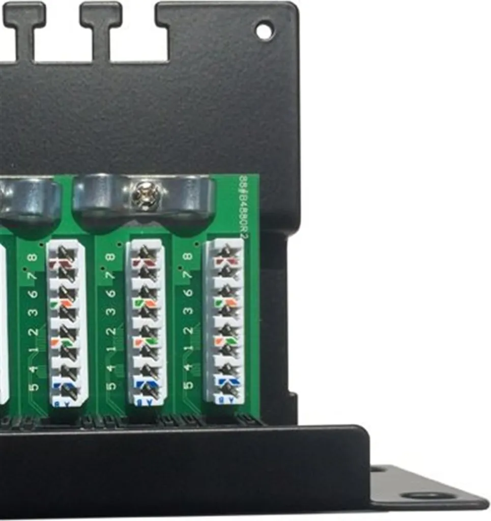 Organisateur Réseau 24 Ports CAT6 UTP 1U Datacom - Installation Facile LSA