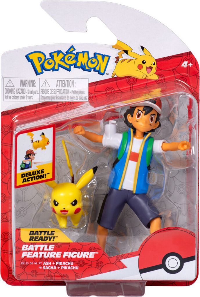 Battle Feature Figur Ash & Pikachu