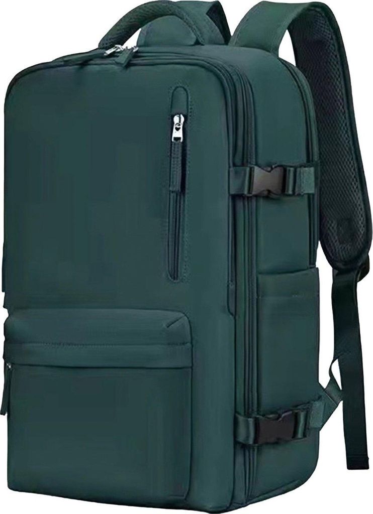 Somstyle Handgepäcktasche - 45 x 31 x 20 cm - Reisetasche - Wochenendtasche - Reiserucksack - Dunkelgrün