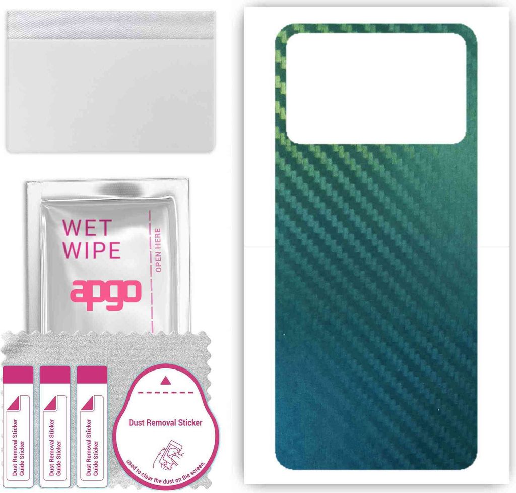 apgo Rückseite Schutzfolie, Skin, kompatibel mit Xiaomi Produktbild 