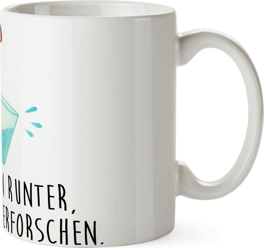 Mr. & Mrs. Panda Trinklernbecher Katze Wasserglas - Weiß - Geschenk, Cat, Neugierig, Plastikbecher, Glas, Campingbecher, Katzen, Haferl, Kunststof...