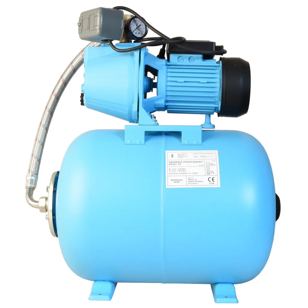 Surpresseur domestique 1100W et pompe de jardin JET 100S avec ballon