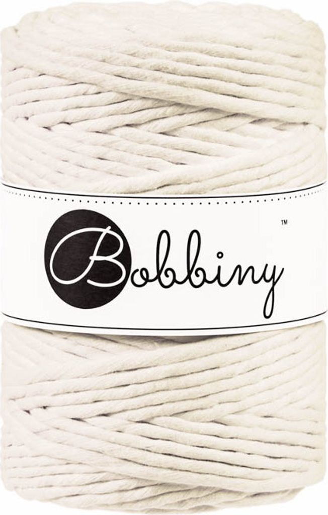 Bobbiny Macrame Cord 5 mm 100 m Natural Šňůra Obrázek produktu 