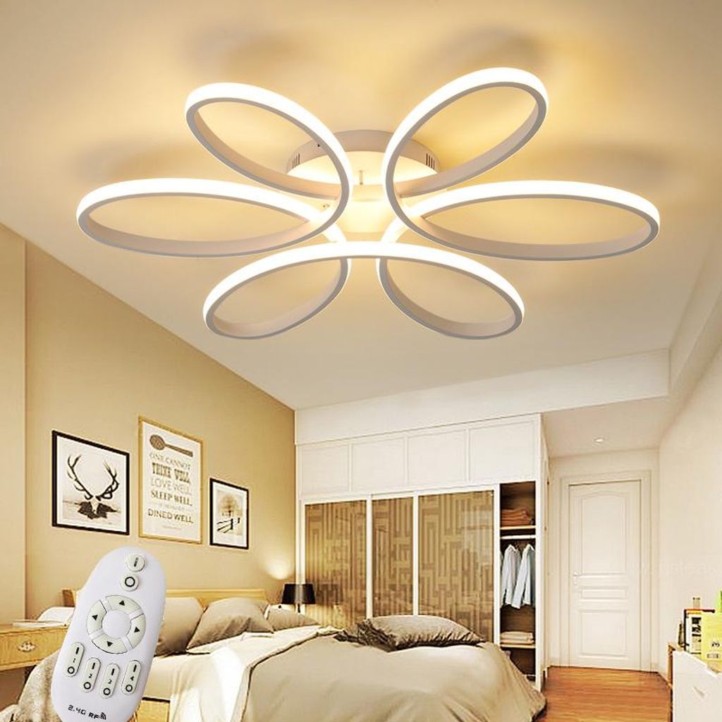 LED stropné svietidlo XW809White-54cm 120W s diaľkovým Obrázok produktu 