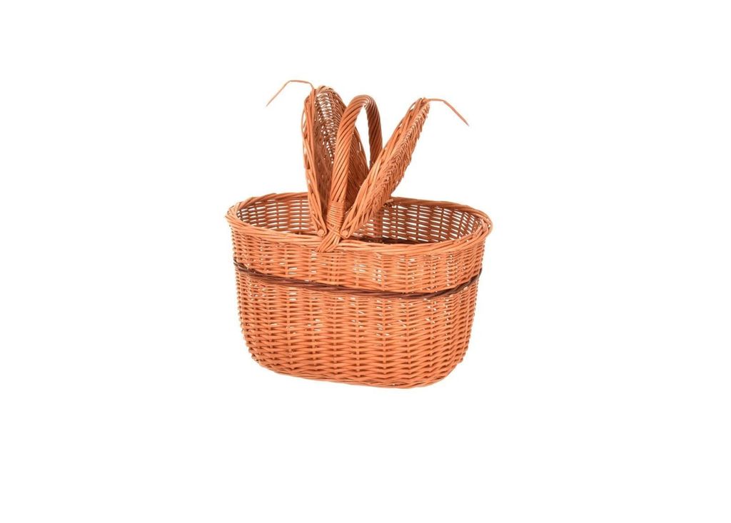 Aqbau® Natural Weiden-Picknickkorb mit Deckel 40 x 40 x 28 Produktbild 