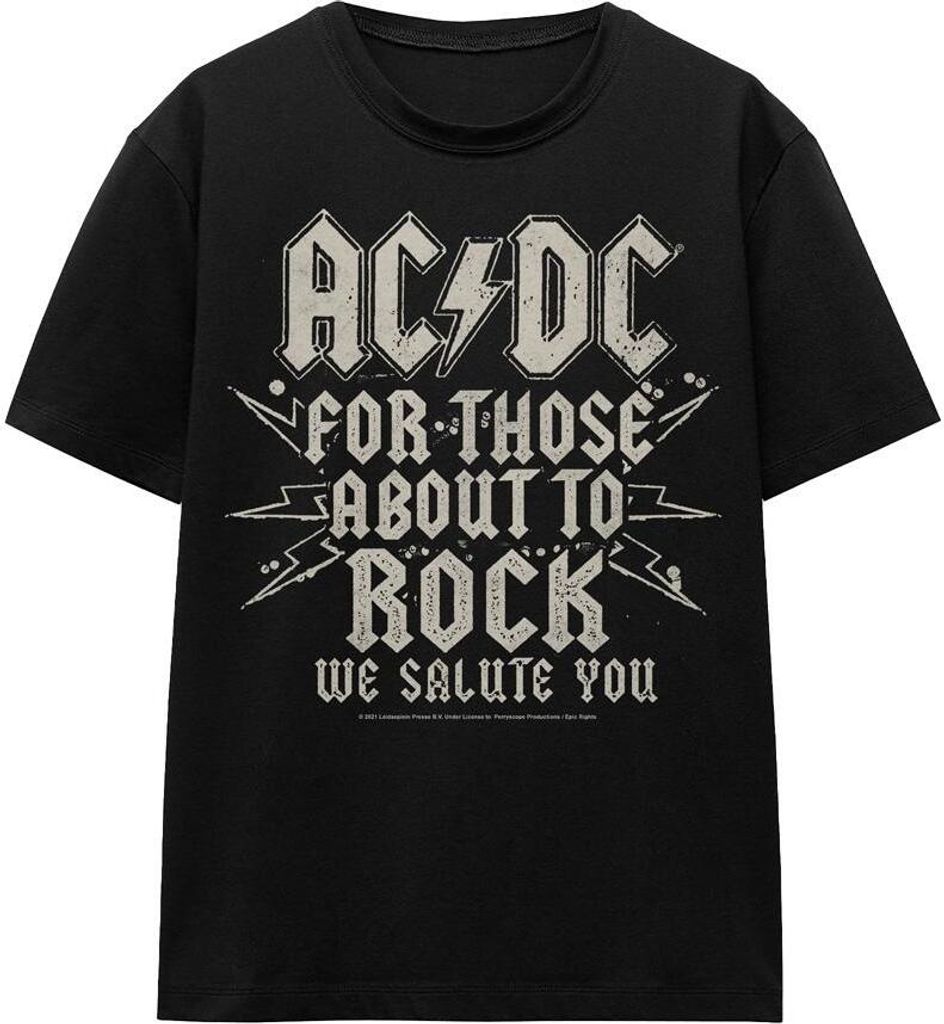 AC/DC - "Salute" T-Shirt für Herren/Damen Uni TV15449 (XL) (Schwarz)