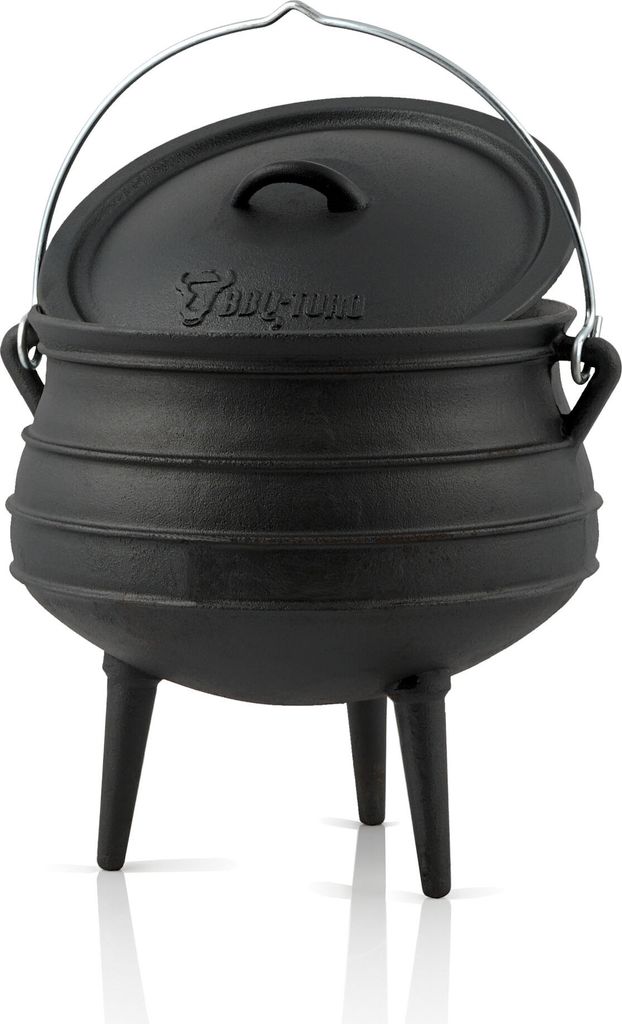 BBQ-Toro Potjie cca 12 litrů, jihoafrický litinový hrnec na Obrázek produktu 
