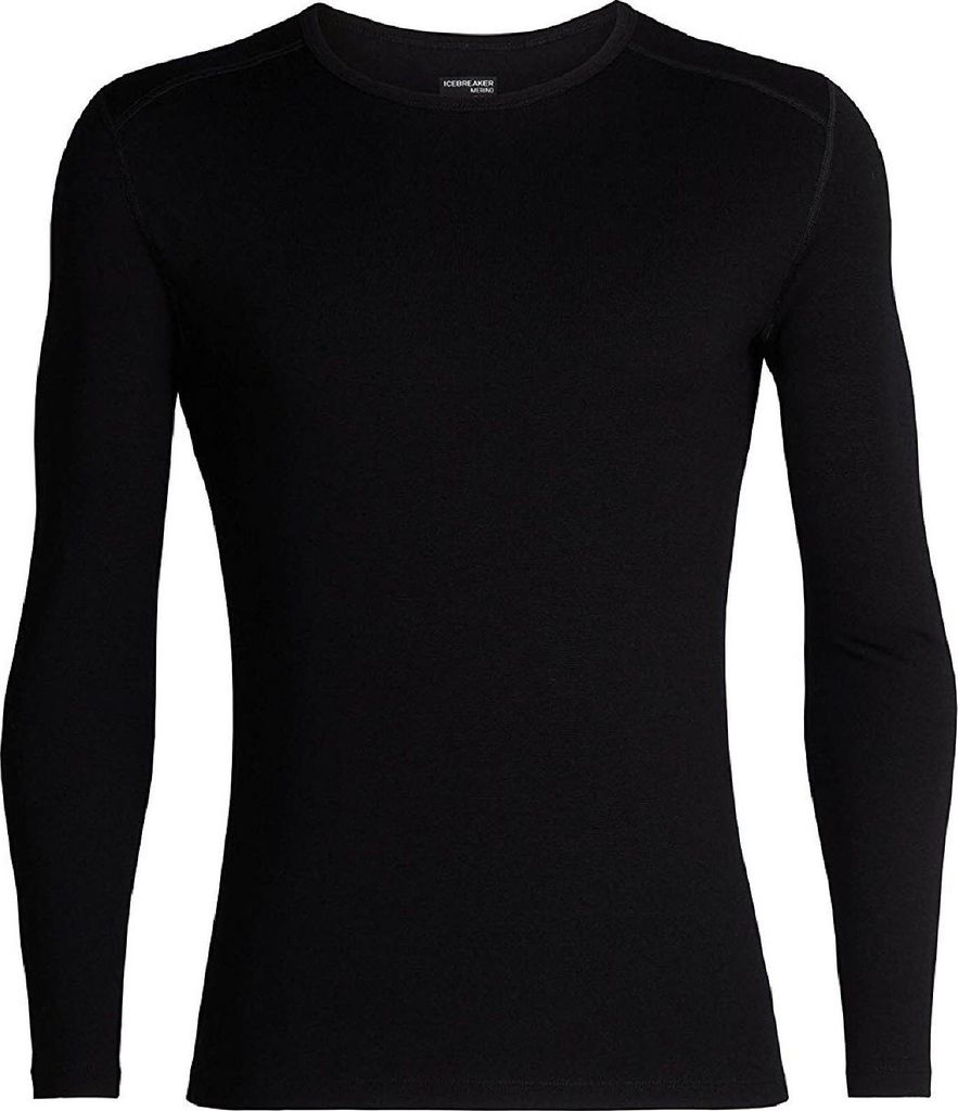ICEBREAKER M 260 Tech LS Crewe 001 Black XXL