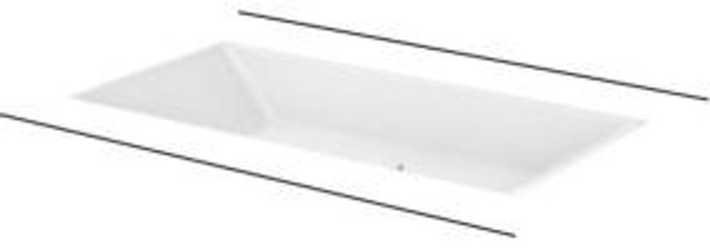 BETTE A231-287 Waschtische Rechteck Loft Unterbau