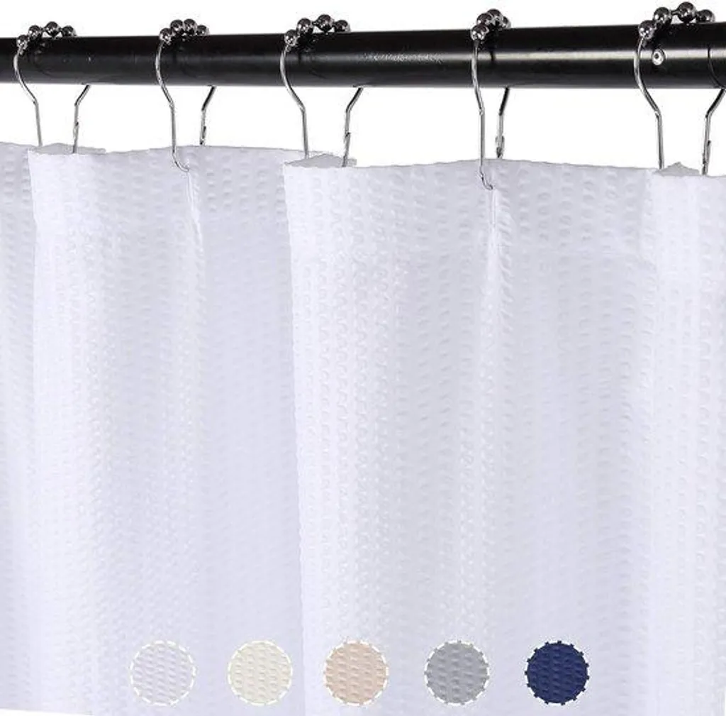 Rideau de douche 183 x 244 cm pour douche italienne et baignoire haute