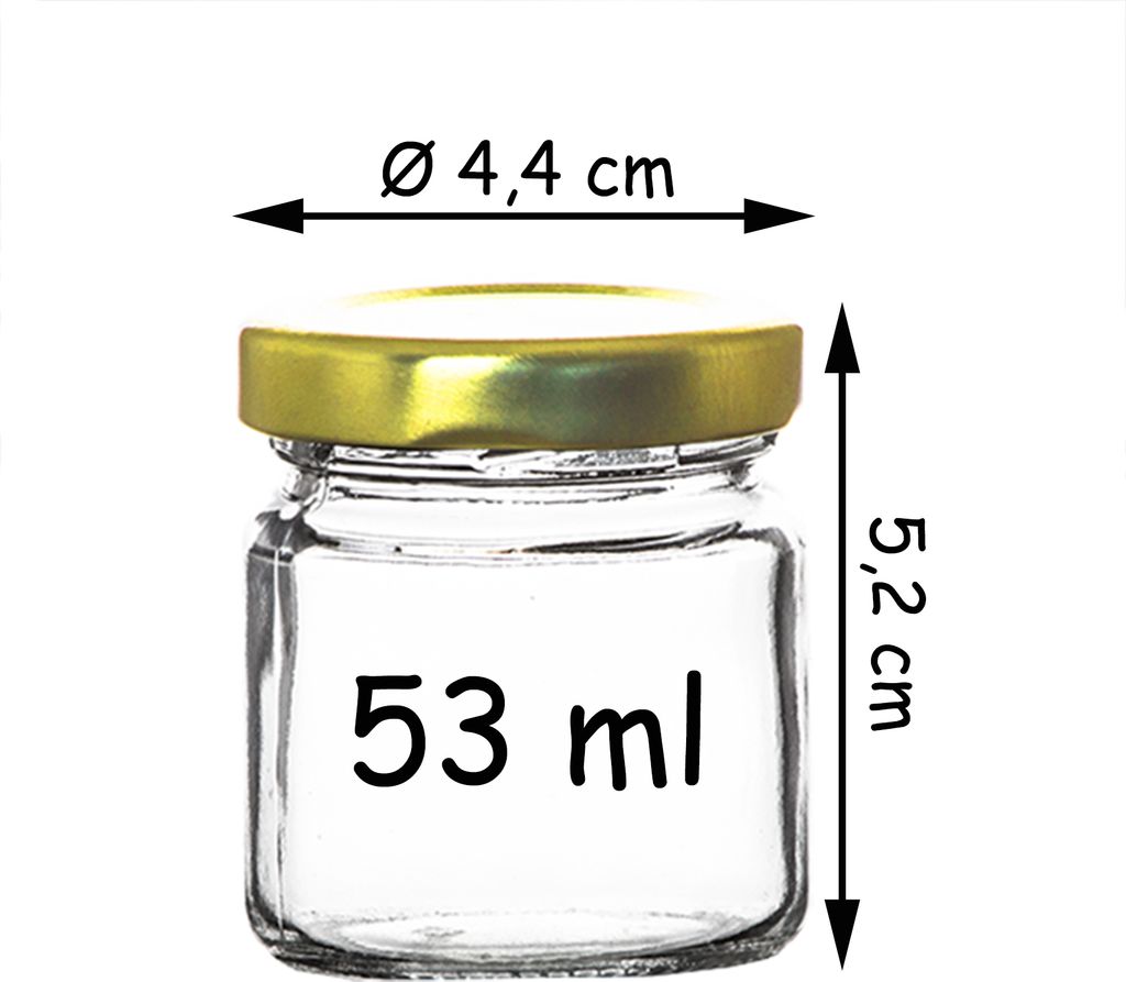 Kleine Marmeladenglaser 50 Ml