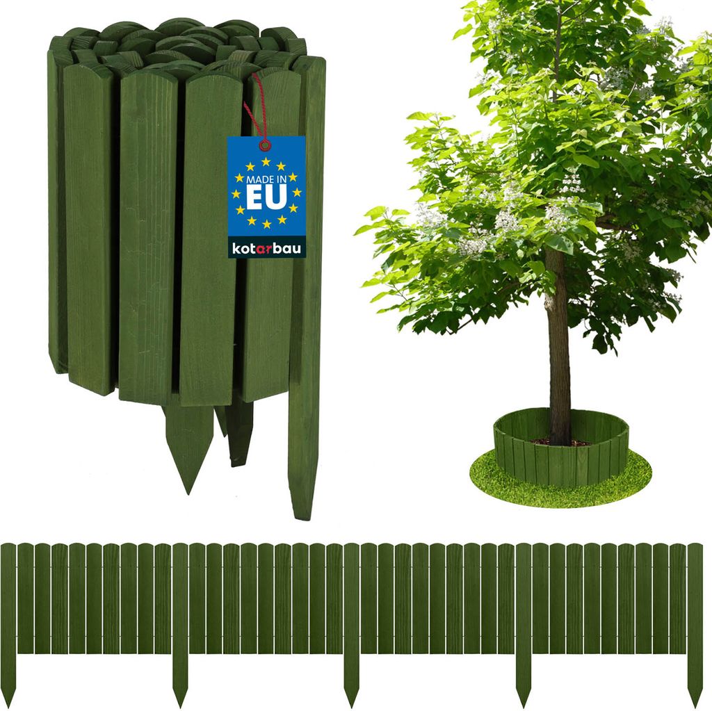 KOTARBAU® Beeteinfassung 200x30 cm Rollborder Flexible Produktbild 