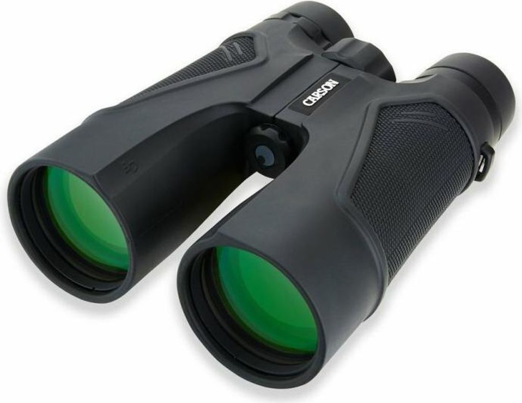 Carson TD-050ED 3D Serie Fernglas - 10x50mm hochauflösendes Fernglas, ED Glas, grau
