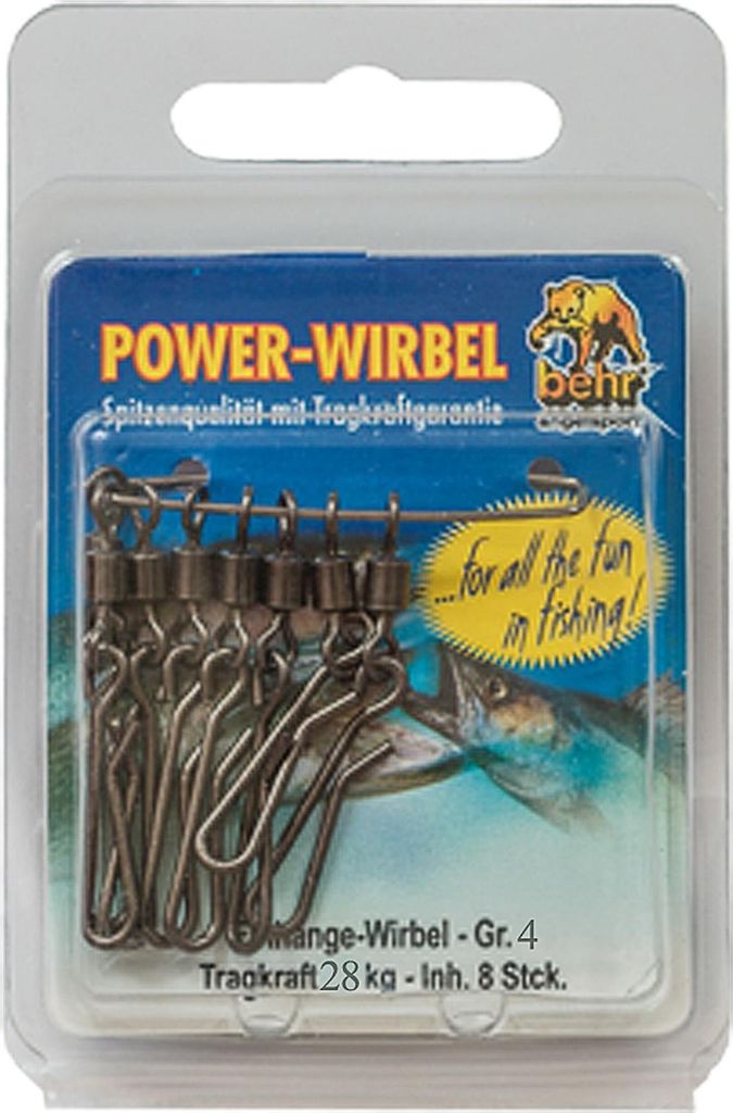 Wirbel Angelwirbel Spinnfischen Gr. 04