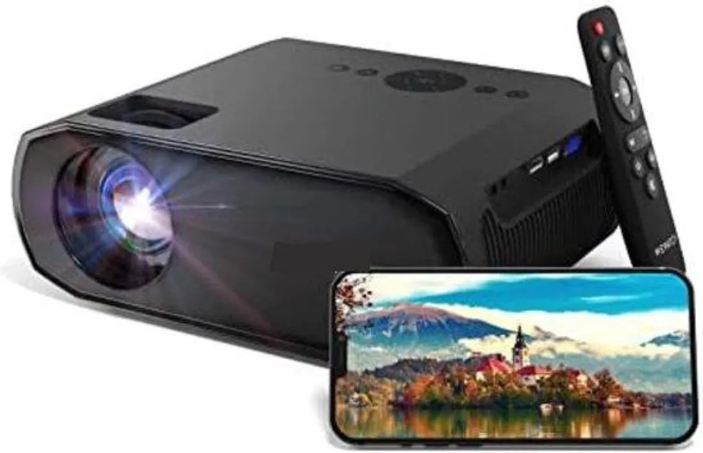 Mini Vidéoprojecteur WiFi et Bluetooth - Fini les Câbles Encombrants