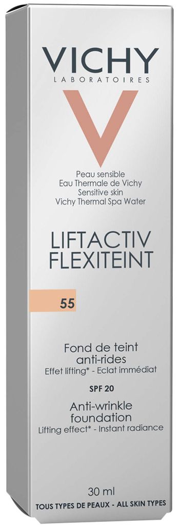 Vichy Liftactiv Flexiteint, Pumpenflasche, Beige, Anti-Aging, Anheben, Glättend, Natürlich, AQUA / WATER - DIMETHICONE - PHENYL TRIMETHICONE - ET...