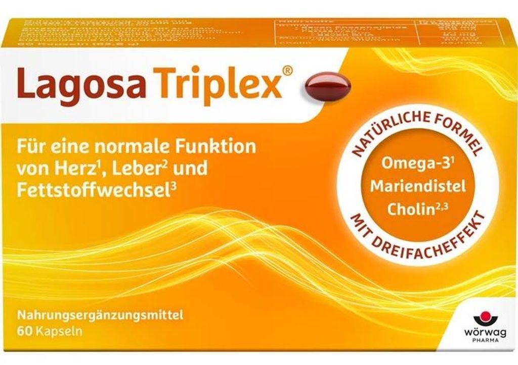 Lagosa Triplex mäkké kapsuly, 60 ks Obrázok produktu 