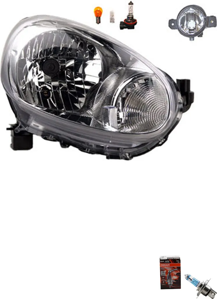 Faro Anteriore Nissan Micra K13 + Osram Night Breaker Laser H4 - 260101HB0A