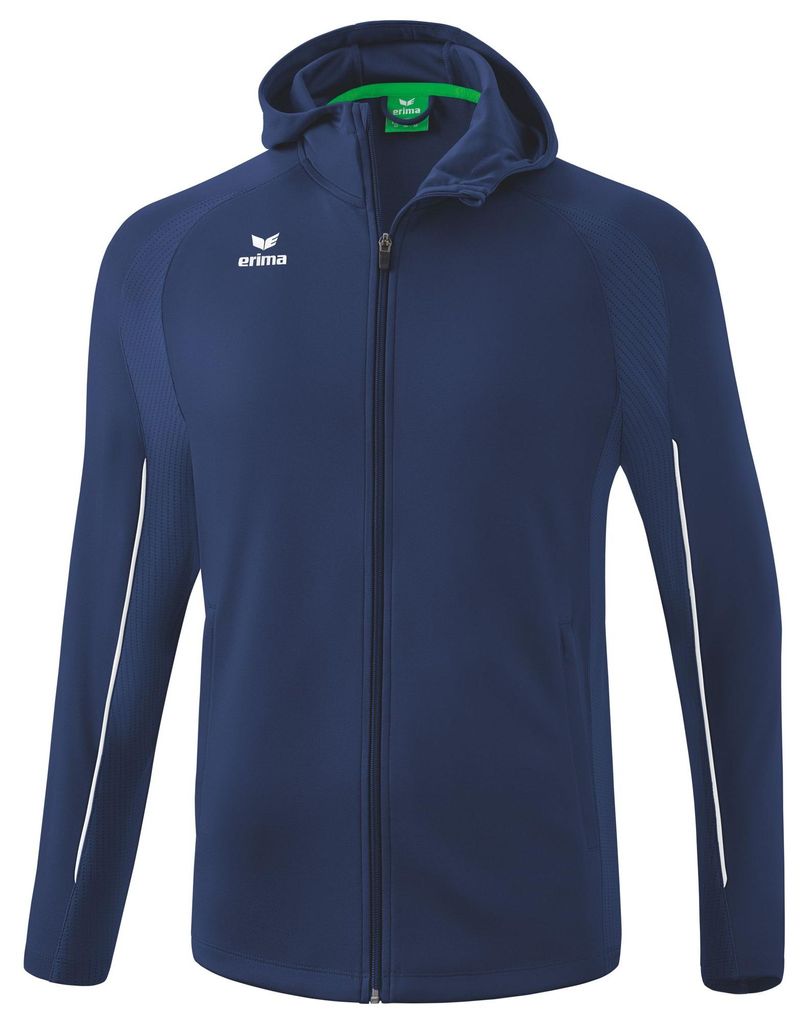 Erima Liga Star Trainingsjacke mit Kapuze New Navy/Weiß