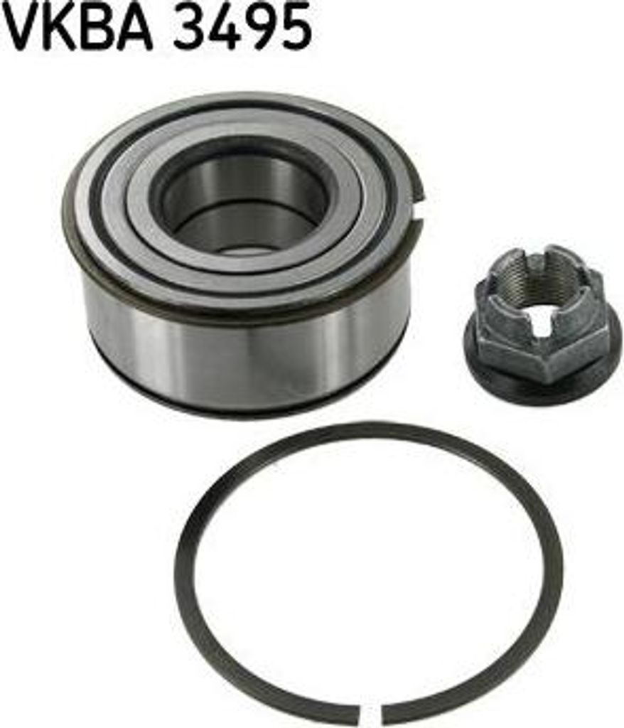 SKF VKBA 3495 Radlagersatz OE 7701205780 kompatibel mit Laguna, Megane, Safrane