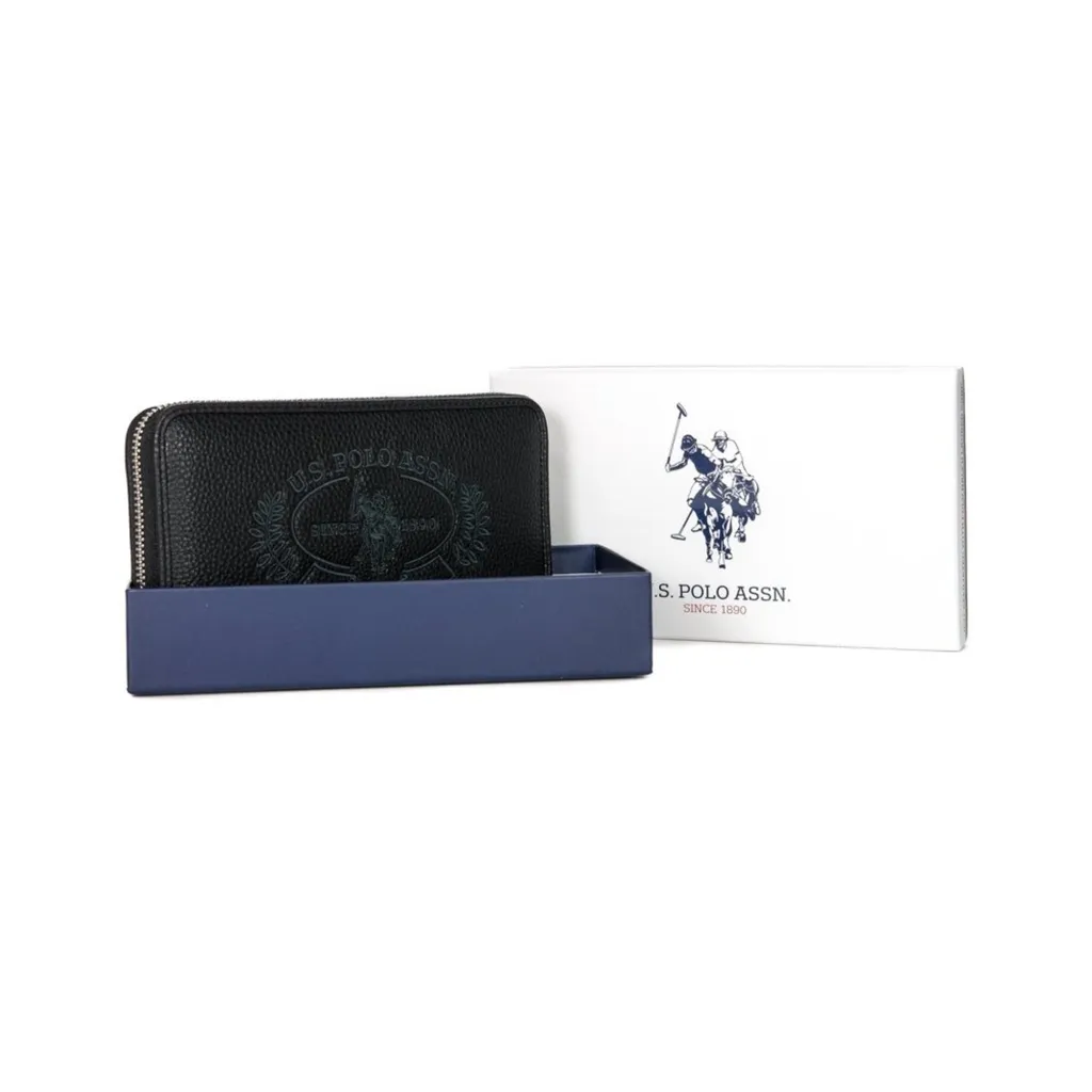 Portefeuille Zippé en Cuir Synthétique U.S. Polo Assn Hailey