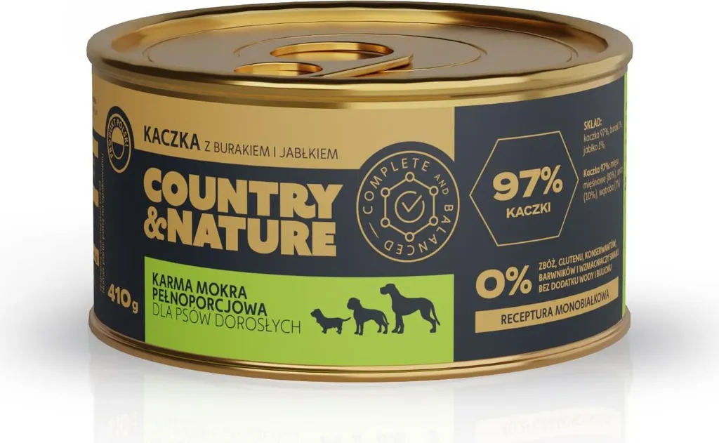 Paese & Natura Anatra con Barbabietola 410g | Cibo Umido Naturale Cani