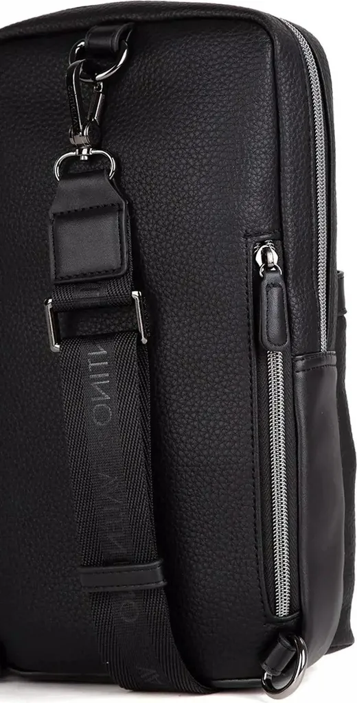Borsa Uomo Valentino Efeo VBS7O918 Nero | Tracolla Design Urbano - 15