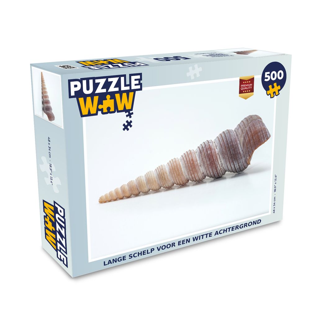 MuchoWow Puzzle 500 Teile Schale - Lang - Spitze - 500 Teile - Kinder - Selberbauen - Puzzlespiele