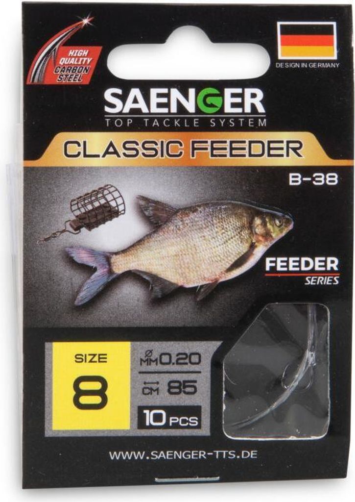 Sänger Classic Feeder B-38 85cm / Feederhaken: 12
