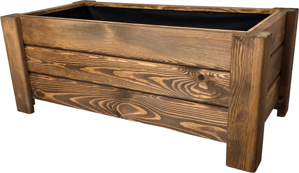 HolzGarden Fioriera in Legno Impregnato 80x32x40 cm Colore Immagine del prodotto 