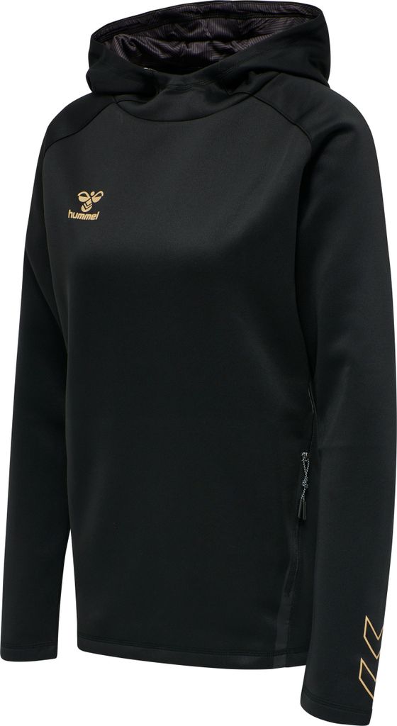 HUMMEL hmlCIMA XK HOODIE WOMAN, BLACK, XL