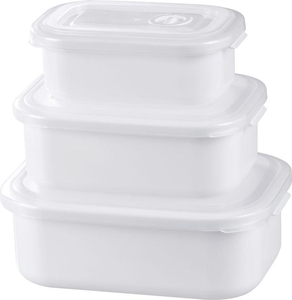 Dose MagicHome Lunchbox Set MB41, Set 3 Stk., 700/1300/2100 ml, rechteckig, öffnender Deckel