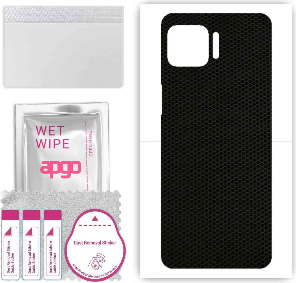 apgo Rückseite Schutzfolie, Skin, kompatibel mit Motorola Moto G 5G Plus, Hinten Displayschutzfolie aus Vinylfolie, kratzfest, einfache Montage - ...