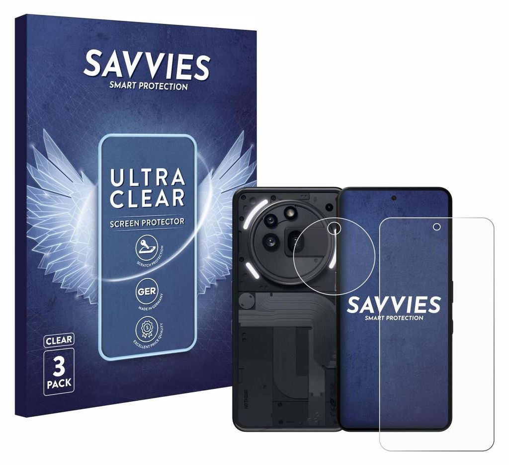 6x Für Nothing Phone (3a) Pro (Display+Kamera) Schutzfolie Produktbild 