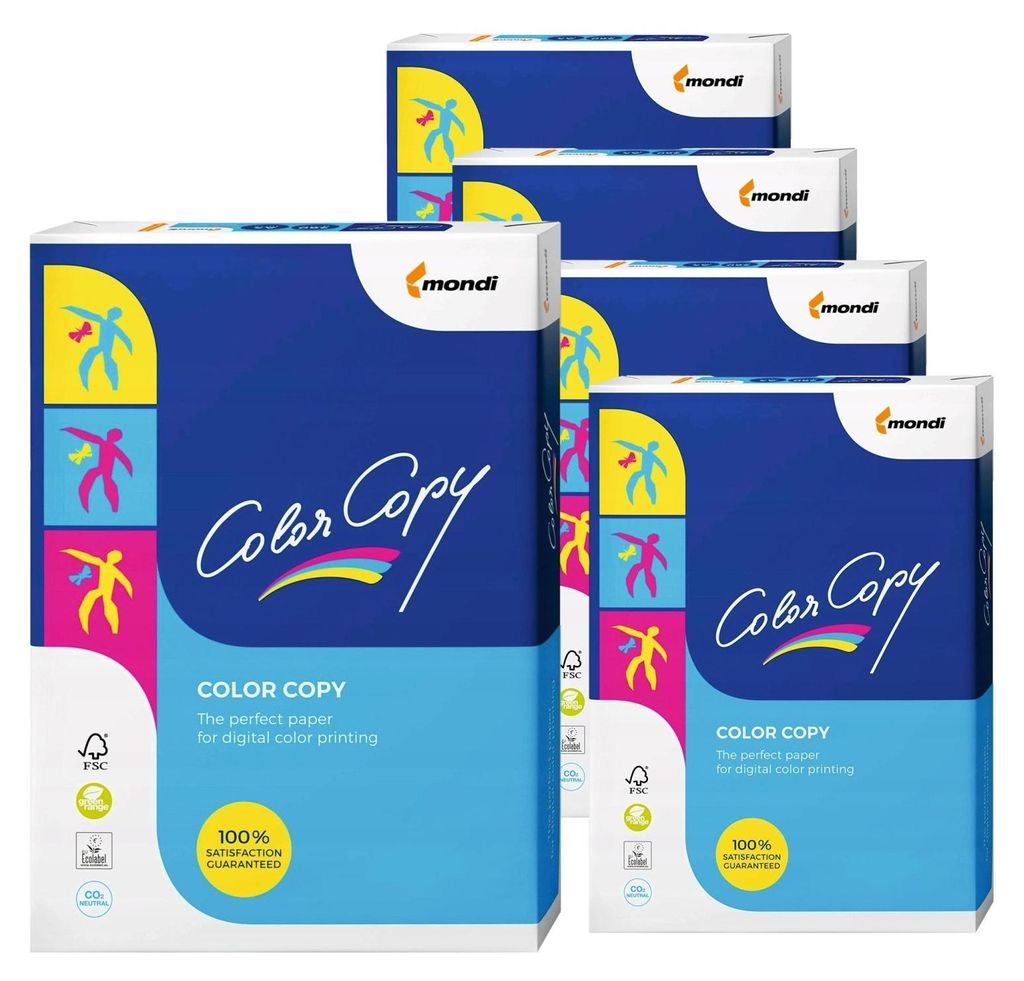 5X Ryza Papier Biurowy Ksero Druk Satynowy Satynowany A4 Zdjęcie produktu 