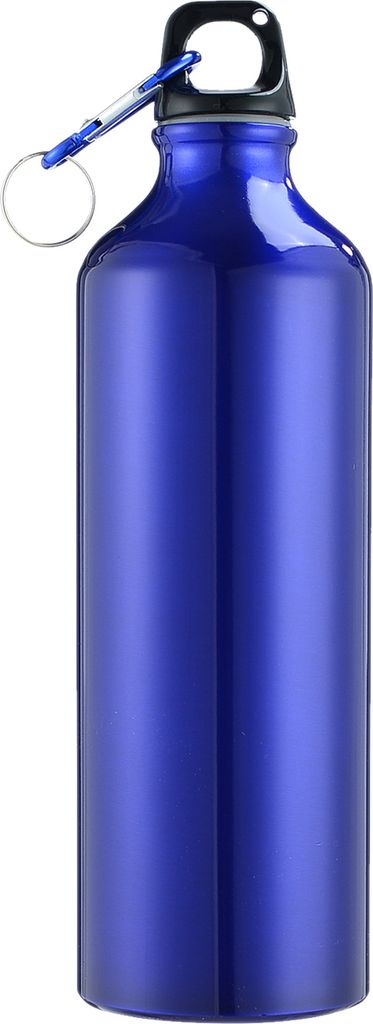 750 ml Wasserflaschen mit Karabiner Tragbare Aluminium-Wasserflasche Wiederverwendbarer auslaufsicherer Wasserkrug fuer Wandern, Reisen, Outdoor-Sp...