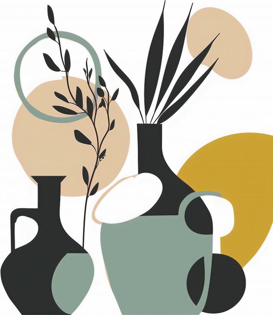 Plakat 61x90,5cm Moderne Komposition