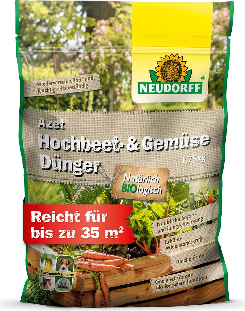 Neudorff  - Azet Hochbeet-und GemüseDünger 1,75 kg für 35m² Produktbild 