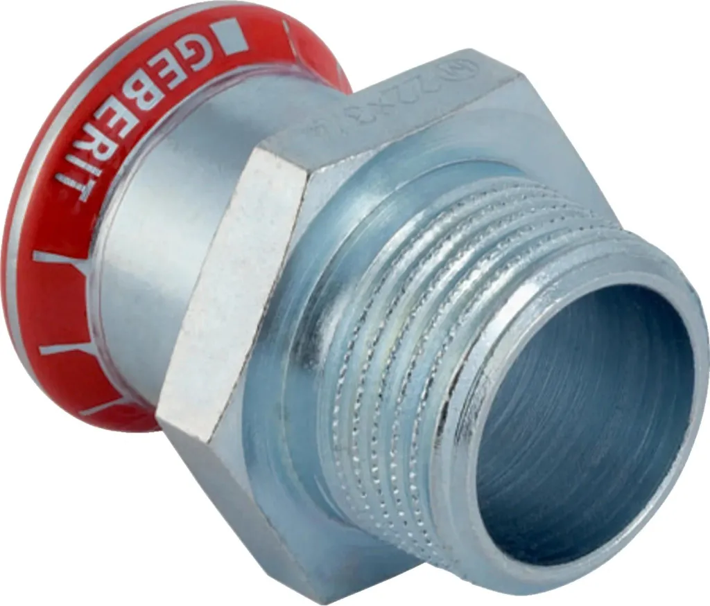 Raccordo Maschio d42-R6/4 Geberit Mapress Zincato | Shop Online Idraulica