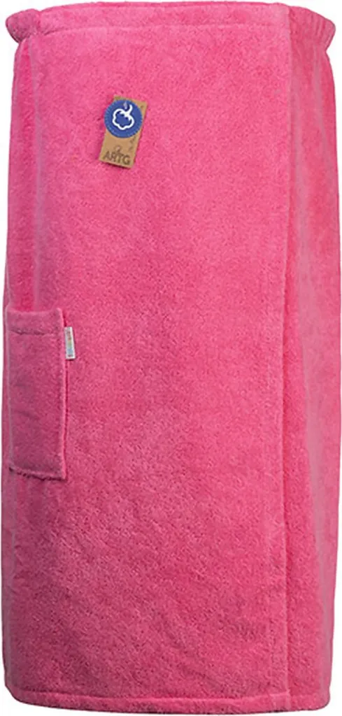 A&R 043.50 Sauna Kilt Donna Rosa | Telo Spugna 100% Cotone 85x150cm - 1