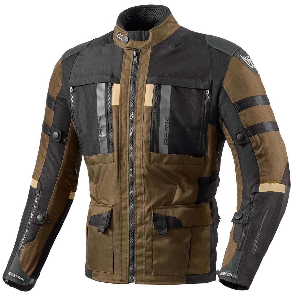 Veste textile imperméable pour moto Berik Absolute Zero RX, Image du produit 
