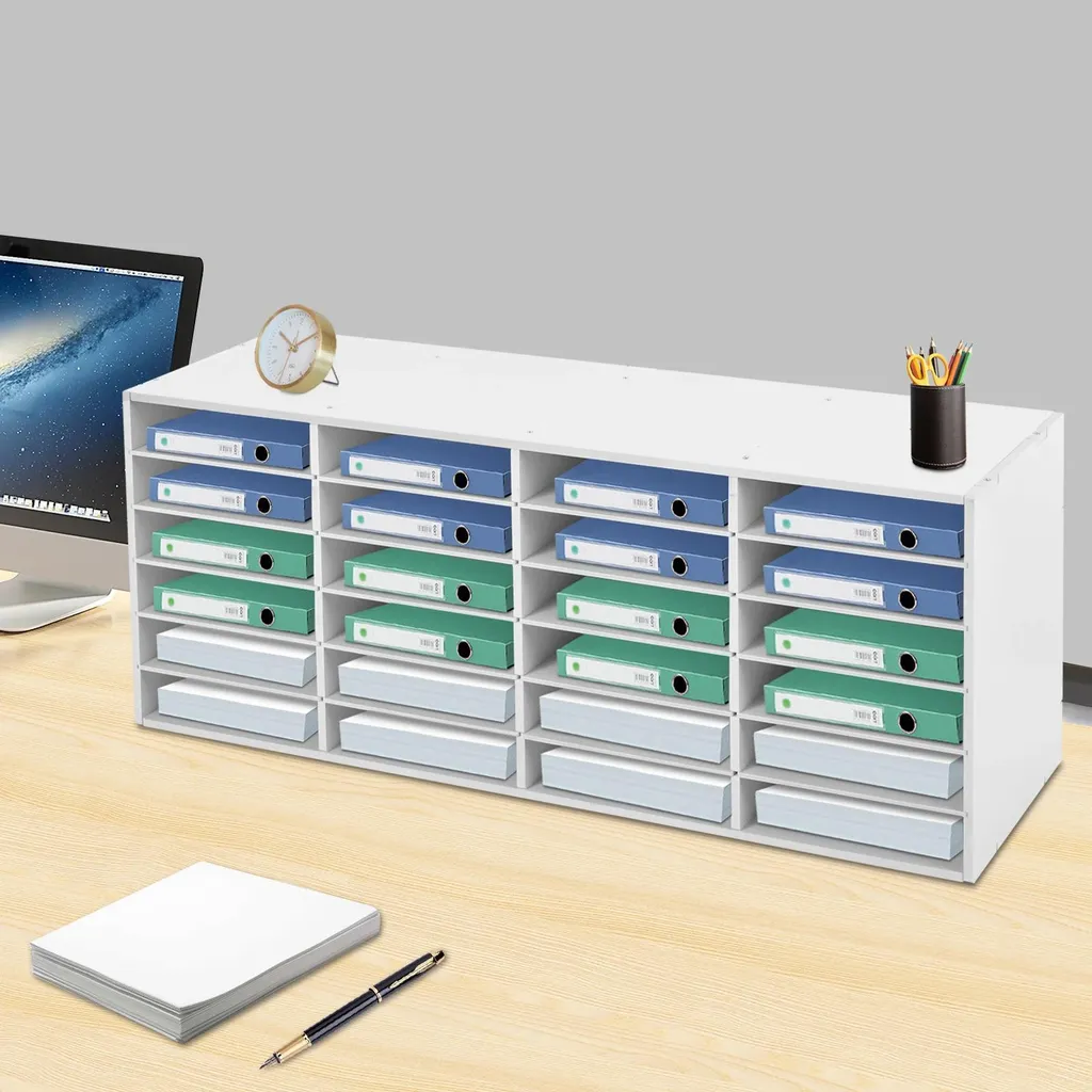 Trieur de courrier professionnel pour trier 24 dossiers sur bureau - 6