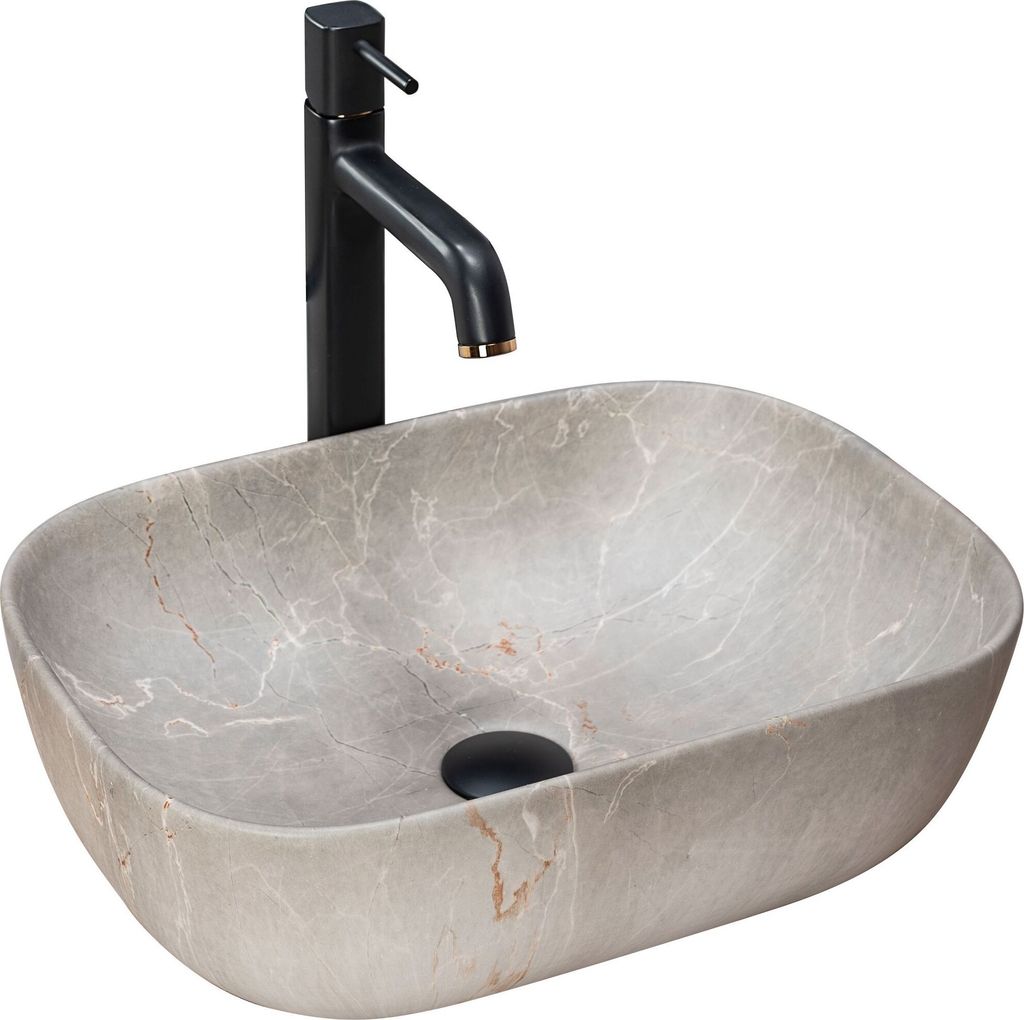 Rea Aufsatzwaschbecken Livia Oval Beige Produktbild 